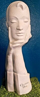 Collectors Christian Dior Vintage Female Mannequin Head Store Display